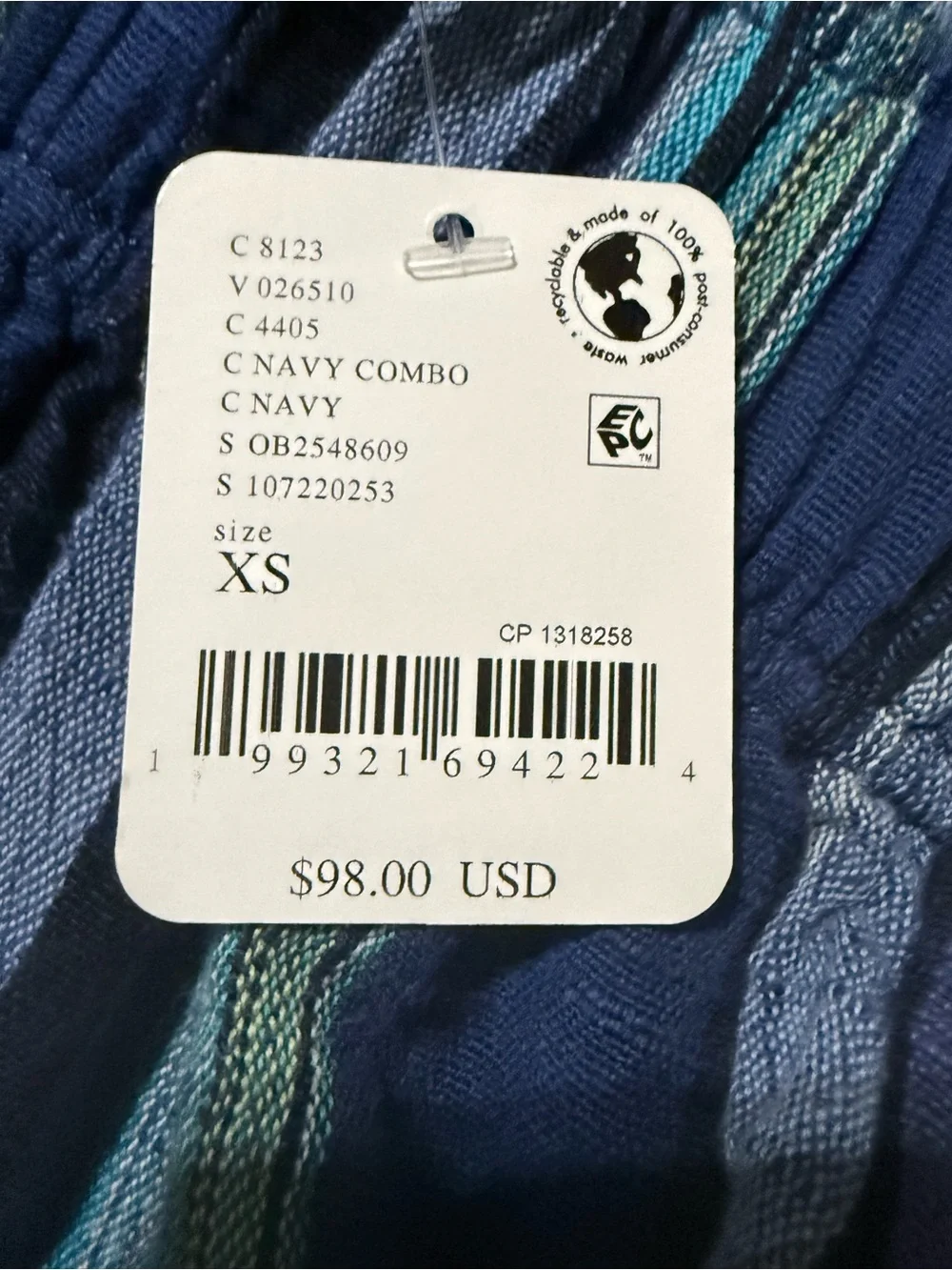 *NWT* Free People - Days End Linen Stripe Pant
